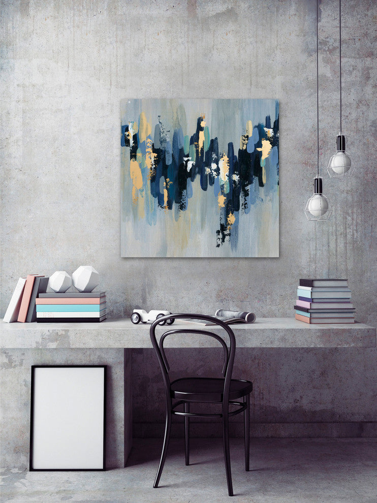"Light in Chaos" Painting Print, Wrapped Canvas, 48"x48"