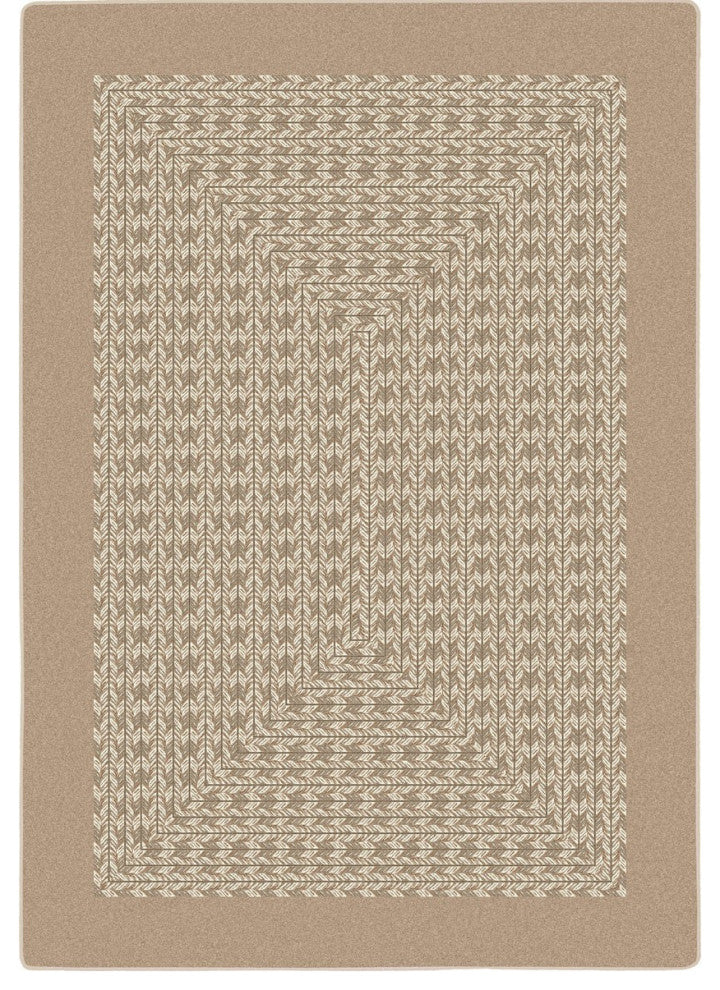 Like Home 5'4" X 7'8" Area Rug, Color Beige