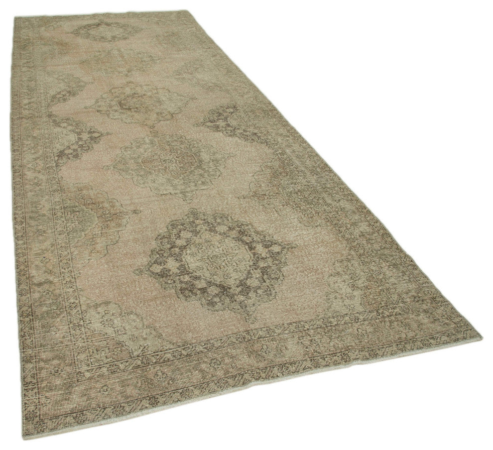 Rug N Carpet - Handwoven Oriental 5' 0" x 12' 10" Antique Runner Rug