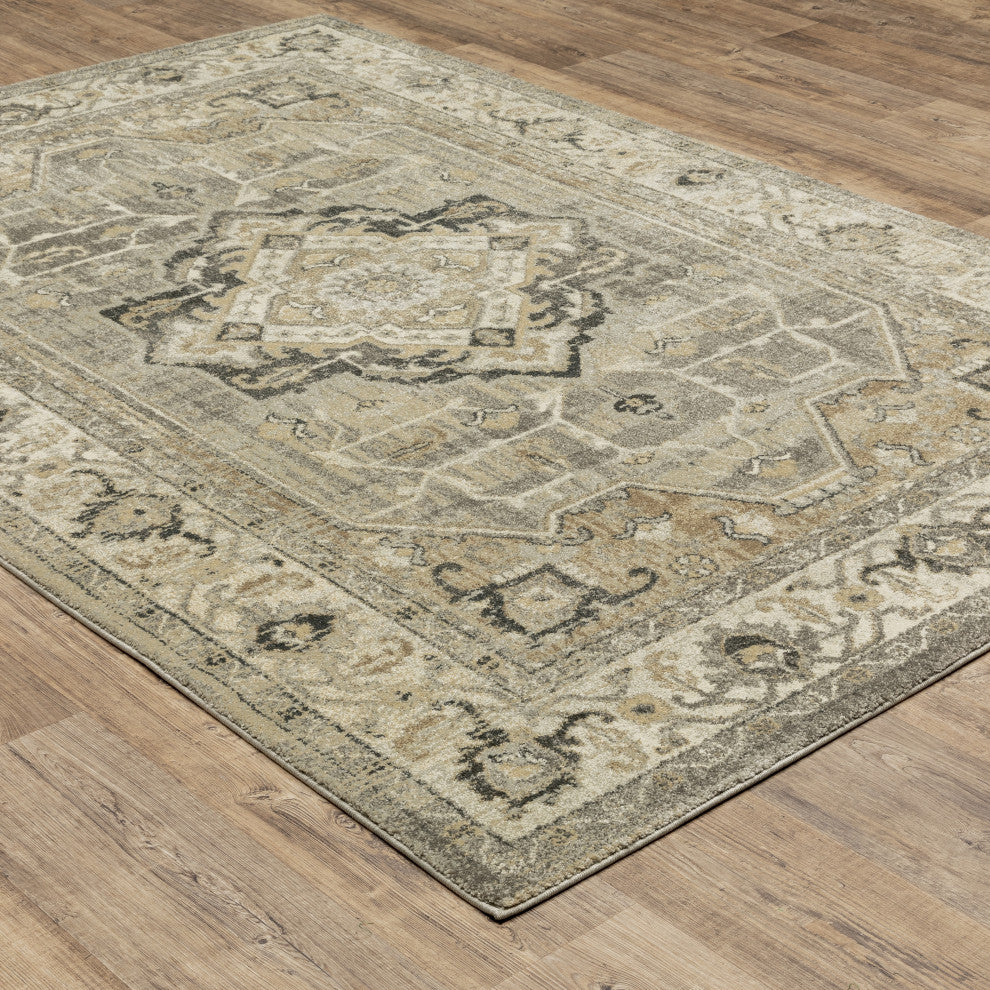 Oriental Weavers Florence Indoor Rug Beige/ Grey 6'7" X 9'6"