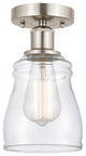 Innovations 616-1F-SN-G392 Ellery 1 Light Semi-Flush Mount, Brushed Satin Nickel