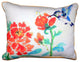 Hummingbird & Red Flower Large Indoor/Outdoor Pillow 16x20