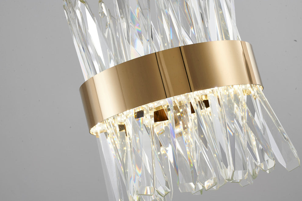 Bethel International LX61P10G 1-Light LED Pendant, Gold