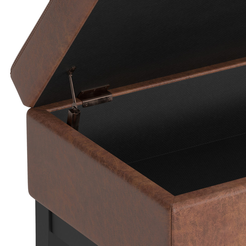 Oregon Storage Ottoman Bench with Tray