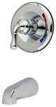 Kingston Brass Tub Only Faucet, Polished Chrome