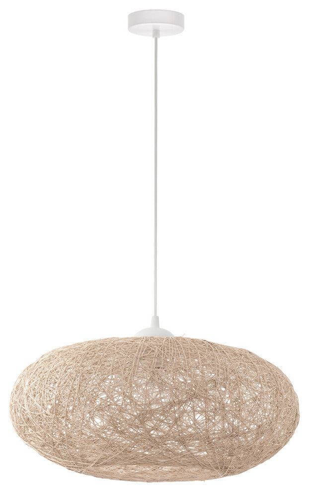 Campilo 1-Light Pendant, Beige Finish