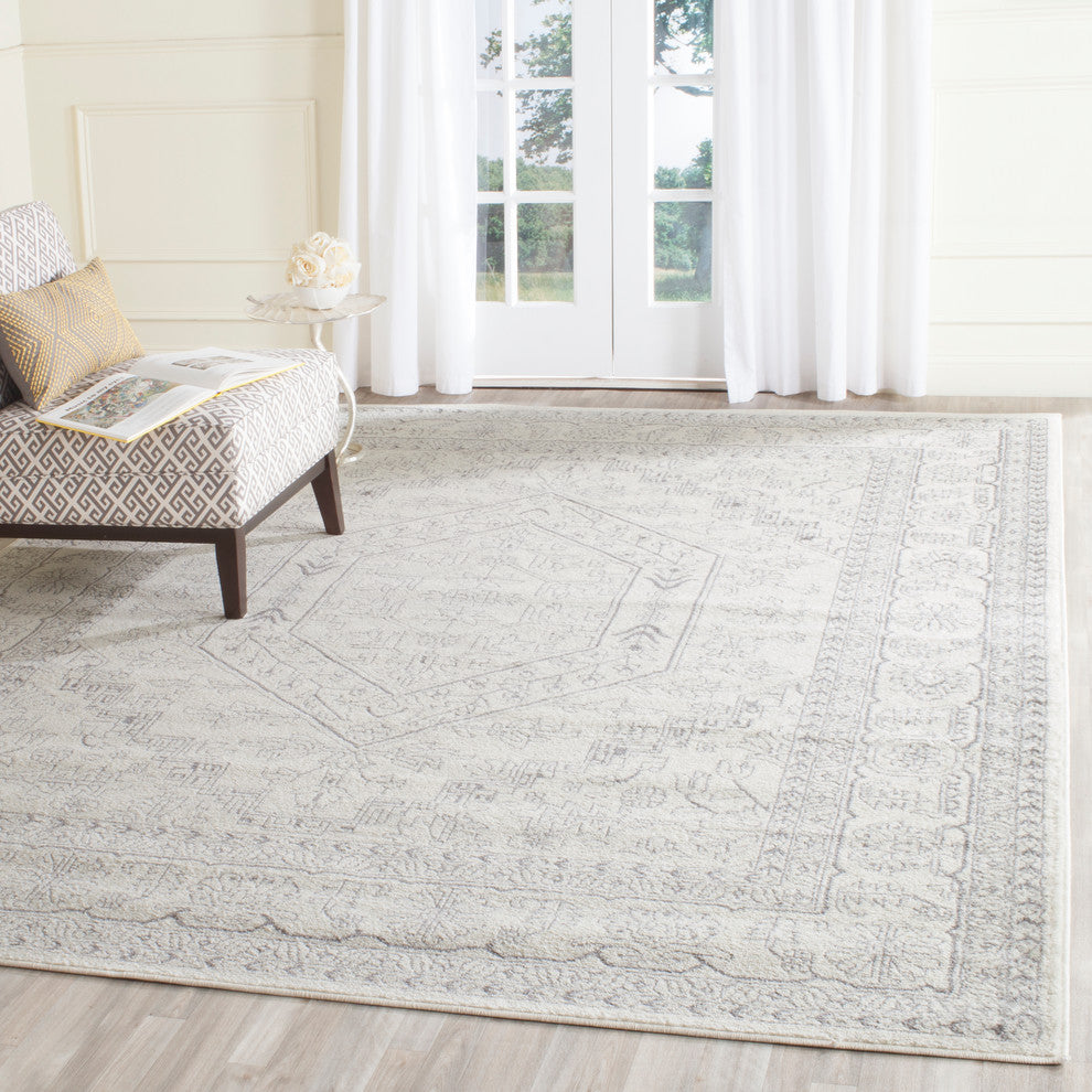 Safavieh Adirondack Adr108B Rug, Ivory/Silver, 11'0" X 15'0"
