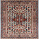 Ahgly Company Indoor Square Mid-Century Modern Area Rugs, 4' Square