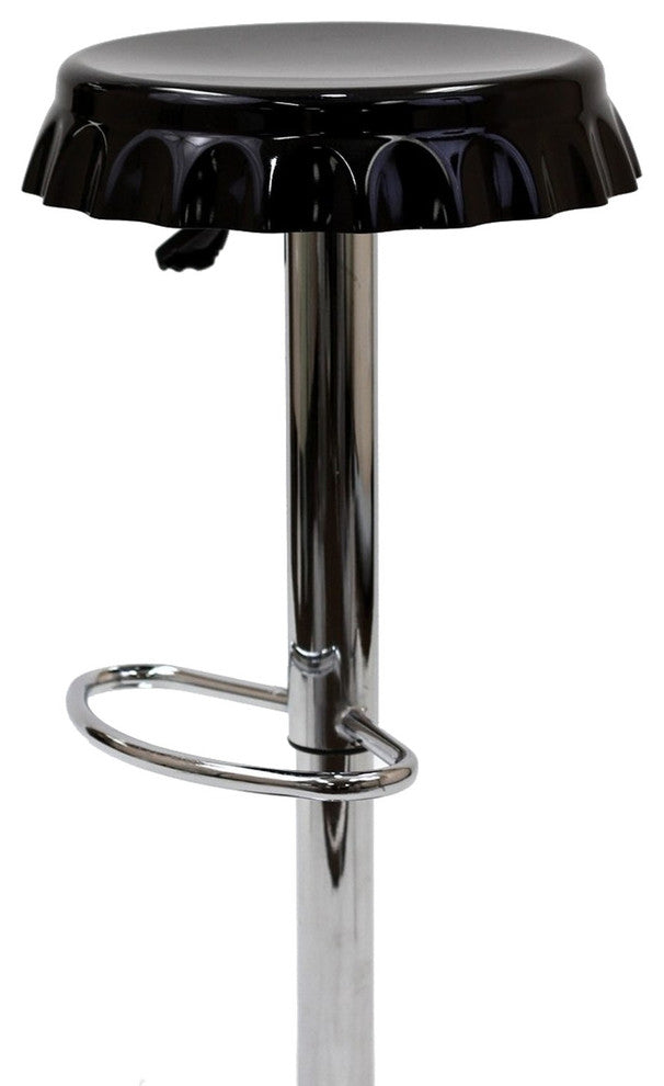 Modern Contemporary Dining Kitchen Bar Stool Black