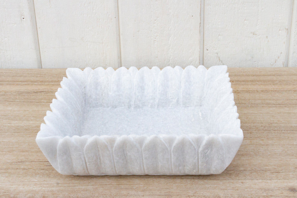 Pure White Marble Vase