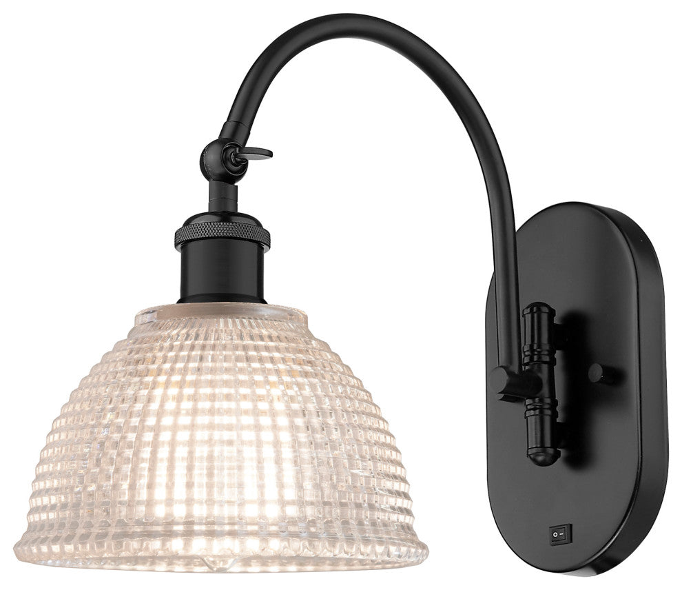 Innovations 518-1W-BK-G422 1-Light Sconce, Matte Black