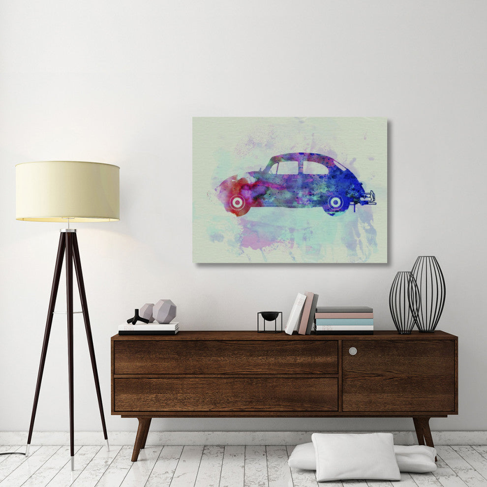 "VW Beetle Watercolor 1" Fine Art Print