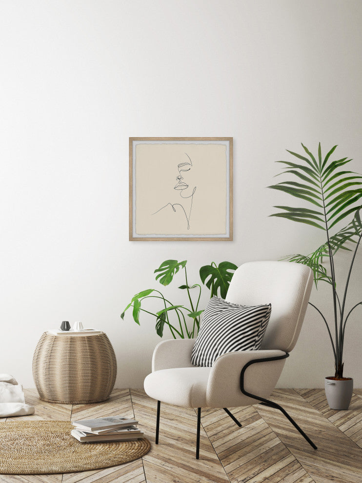 "Isabelle" Framed Painting Print, 18x18
