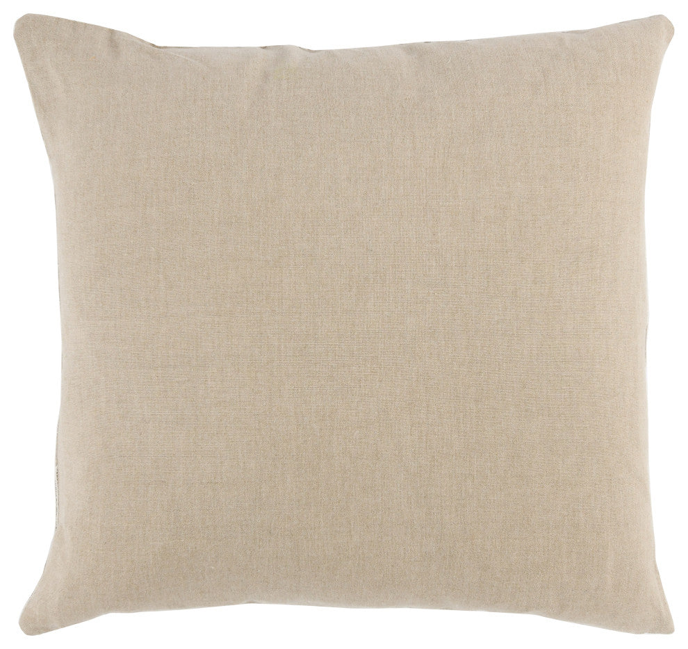 Charlotte 22" Throw Pillow in Natural by Kosas Home