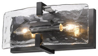 Golden Lighting 3164-WSC HWG Aenon 2 Light 13" Tall Wall Sconce - Pewter