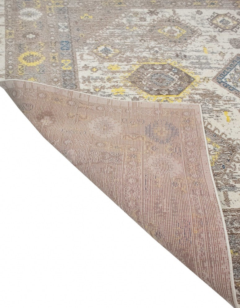 Noori Rug Distressed Francisca Ivory/Brown Rug