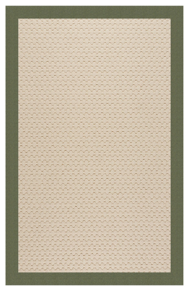 Zoe-Sugar Mountain Machine Tufted Rectangle Rug, Plant Green, 4''x6''