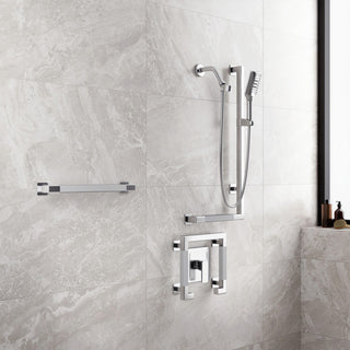 Seville Slide Bar With Handshower, 2.5 GPM, Chrome, Right