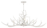 Quoizel BSH640 Brosh 6 Light 42"W Antler Candle Style Chandelier - Antique