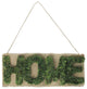 24" Cozy Brown and Green "œHome" Hanging Wall Decoration