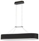 Black Modern Pendant With Matte Black Metal