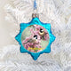 Spring Blossoms Mercury Glass Ornament