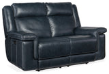 Montel Lay Flat Power Loveseat With Power Headrest and Lumbar
