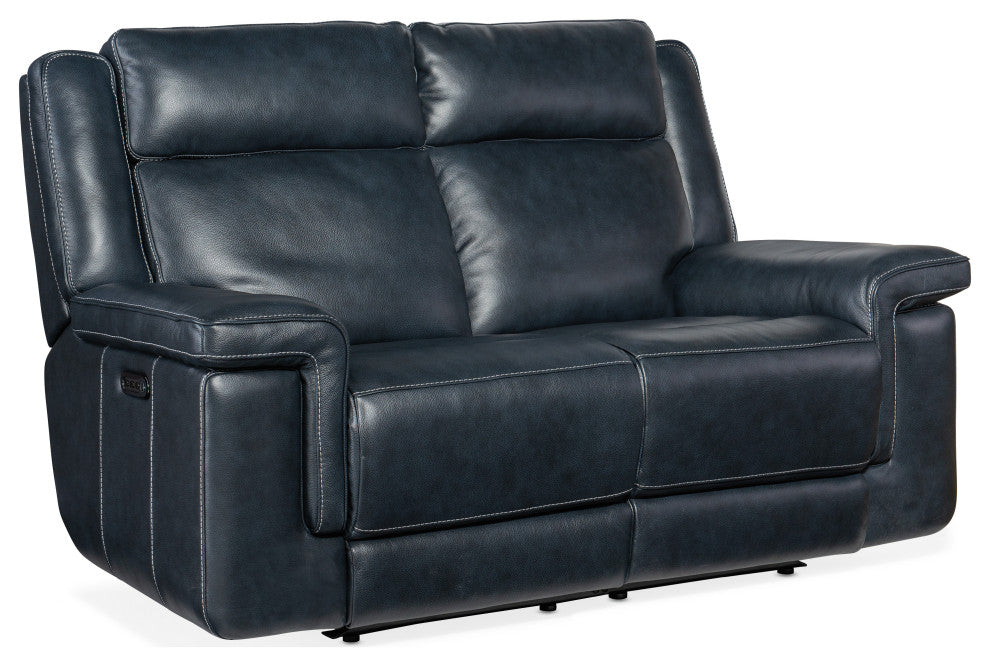Montel Lay Flat Power Loveseat With Power Headrest and Lumbar
