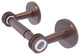 Clearview Two Post Toilet Tissue Holder with Dotted Accents, Antique Copper