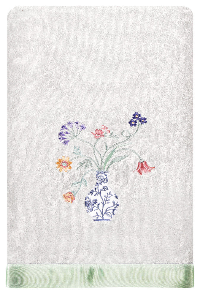 Linum Home Textiles 100% Turkish Cotton STELLA 3PC Embellished Towel Set