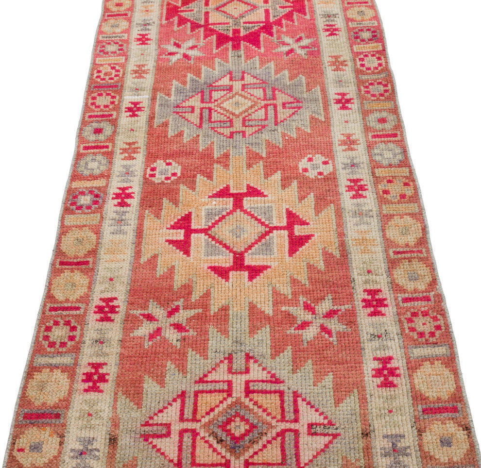 Vintage Turkish Runner Rug - 2' 7" x 13' 5" (31 in. x 161 in.)