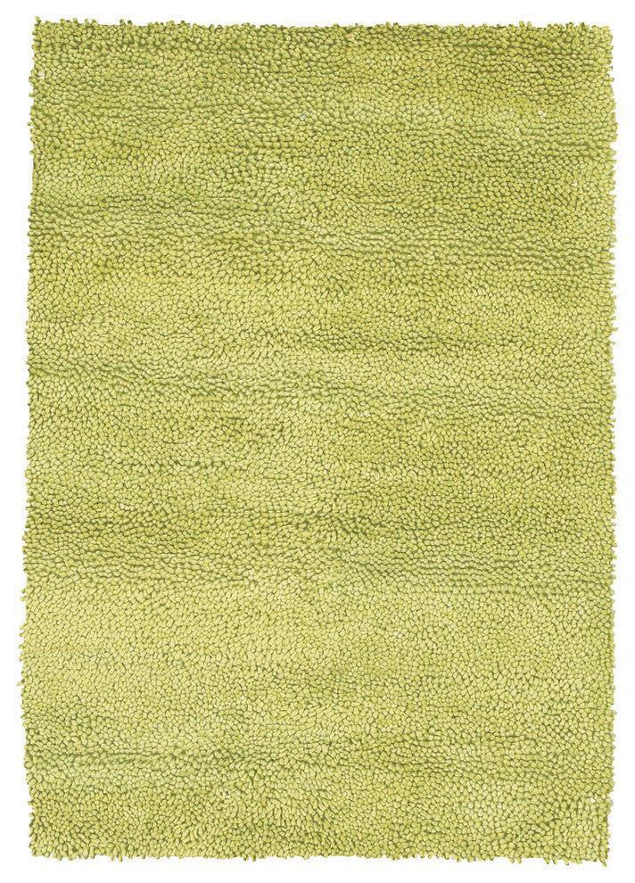 Strata Contemporary Area Rug, Light Green, 7'9"x10'6" Rectangle