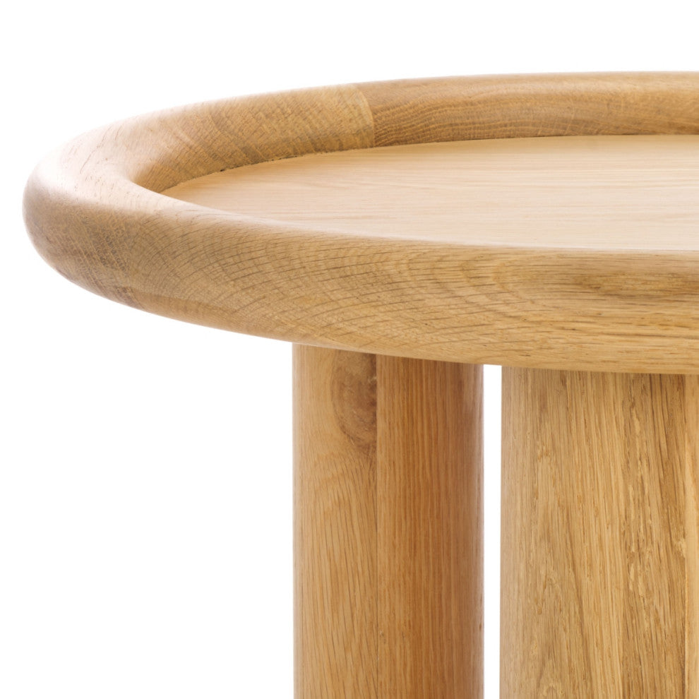 Safavieh Couture Madelynn Round Wood Accent Table, Natural