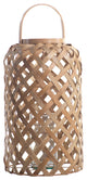 Samar 24" Tall Flatcore Rattan Decorative Lantern