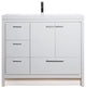 ConceptBaths Enna 42" Modern Bath Vanity, Gloss White