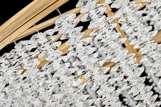 Fredrick Ramond Rubina Medium Convertible Chandelier, Burnished Gold