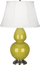 Robert Abbey RA-CI22 1-Light Table Lamp, Double Gourd
