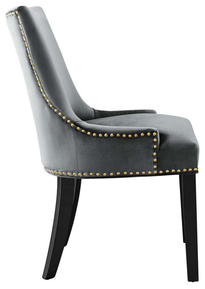 Marquis Performance Velvet Dining Chairs - Set of 2