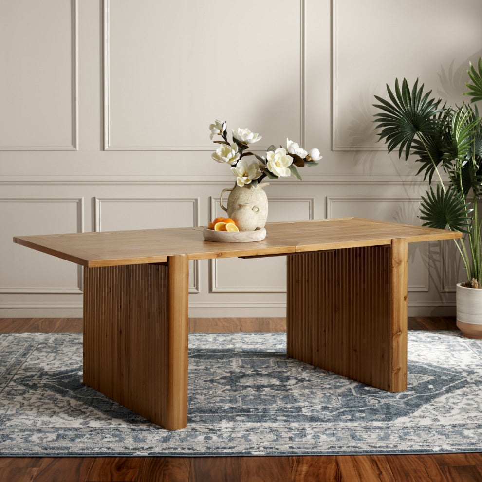 Safavieh Buckley 78" Dining Table, Brown