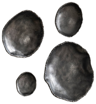 Uttermost Lucky Coins Nickel Wall Decor, Set of 4