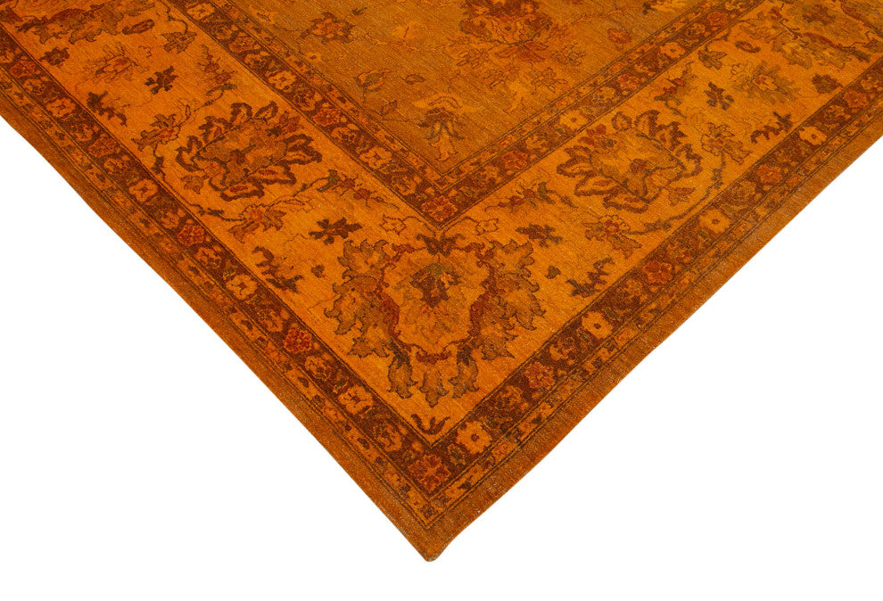 Rug N Carpet - Hand-Knotted Oriental 9' 8" x 14' 2" Soft Large Oushak Rug