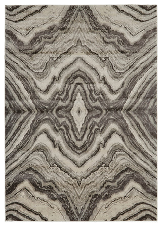 Weave & Wander Alessandria Rug, Birch/Sterling, 6'7"x9'6"