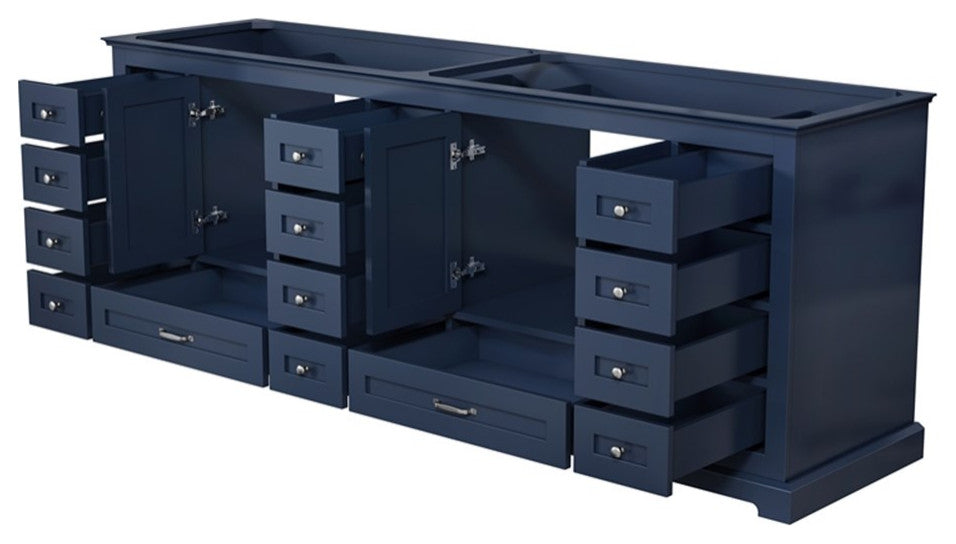 Dukes 84" Navy Blue Vanity Cabinet Only