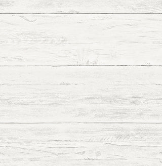 Wood Board Wallpaper, White, Bolt