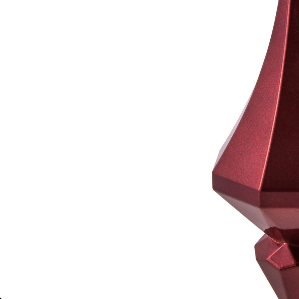 Vickerman Mc191021D 8" Berry Red Candy Finish Diamond Finial Ornament