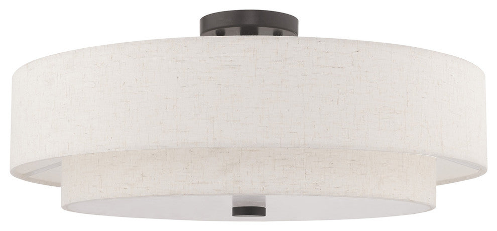 Livex Lighting English Bronze 5-Light Ceiling Mount