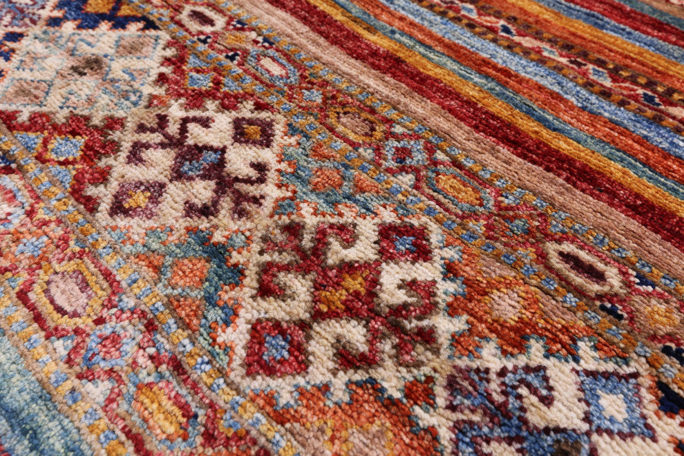 2' 8" X 3' 10" Super Kazak Khorjin Handmade Wool Rug Q11035