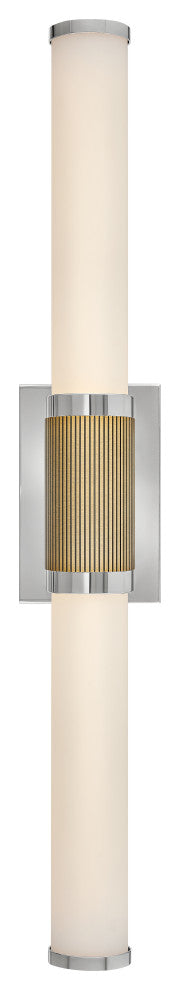 Hinkley Zevi Large Led Vanity, Polished Nickel