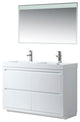 Vanity Art Double-Sink Bathroom Vanity With Resin Top, 48"