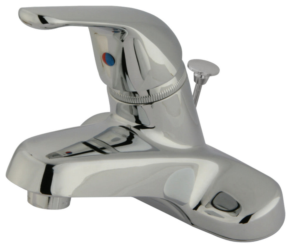 Kingston Brass Single-Handle 4" Centerset Bathroom Faucet, Polished Chrome